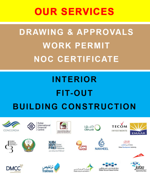 Dubai Approvals & Drawings for Fit-Out, Interior & Construction in Dubai